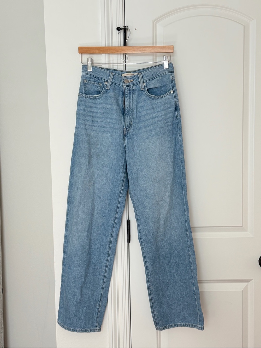 Levi's Light Blue Wide-Leg Jeans